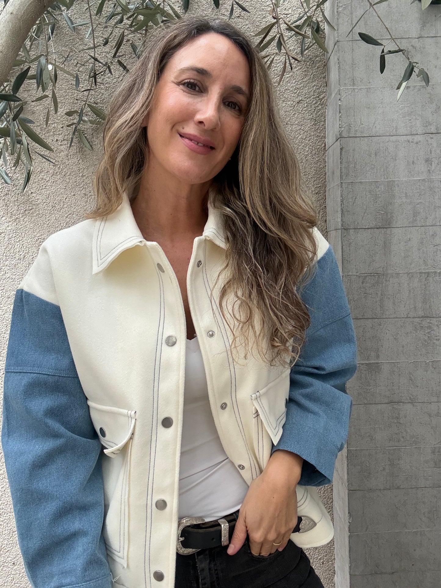 Sobrecamisa jeans