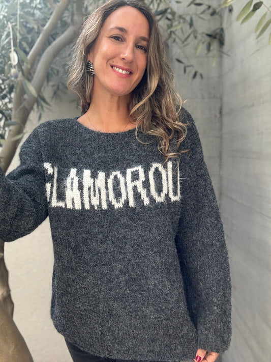 Sweater Glamorous Gris