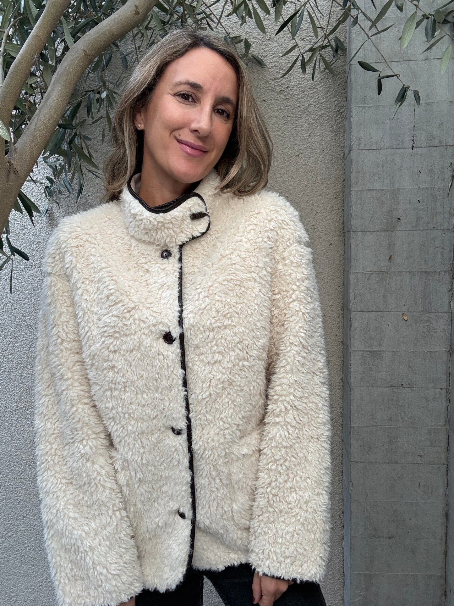 Chaqueta Borrero Beige