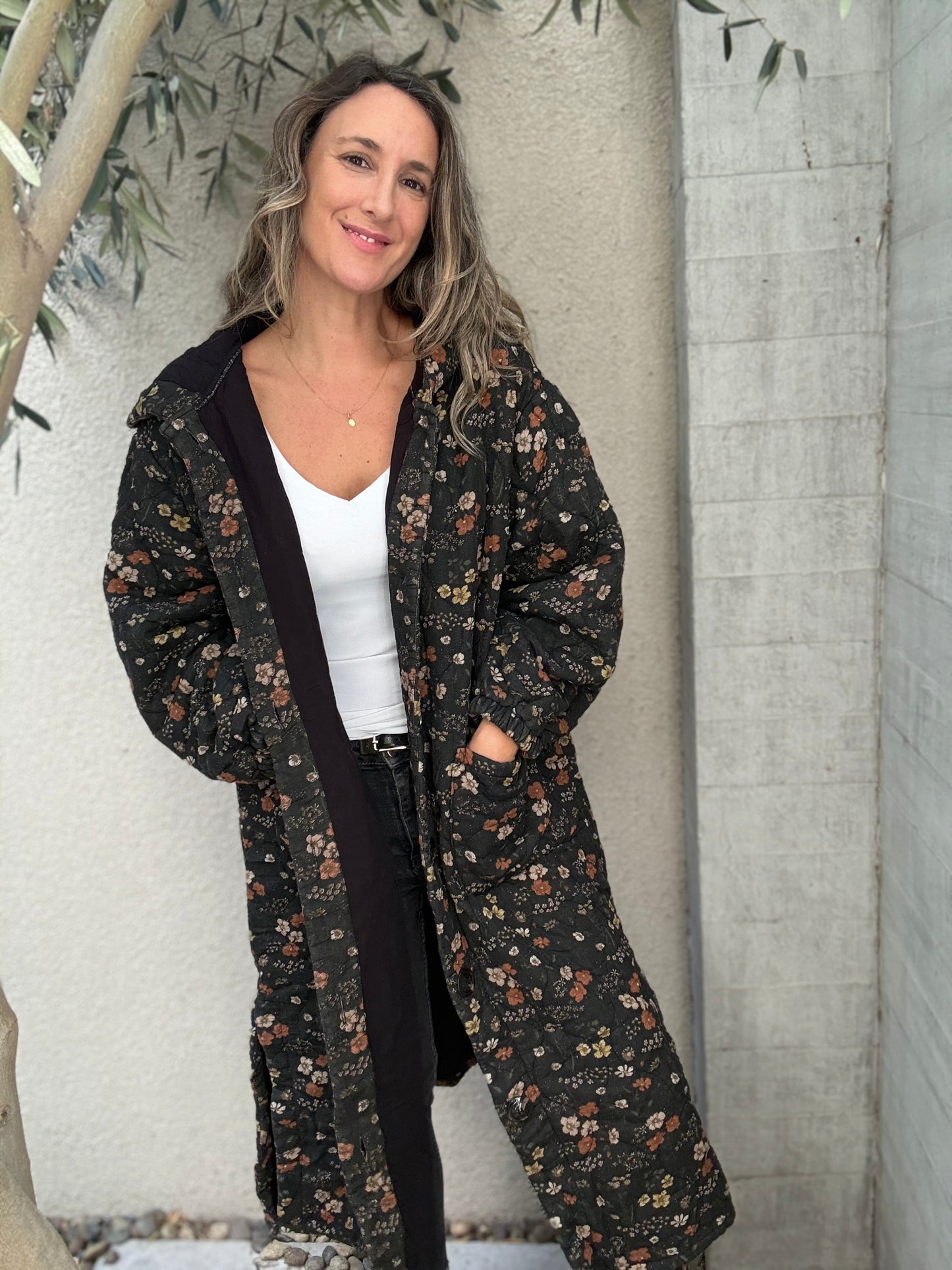 Chaqueta Larga Gioco negra