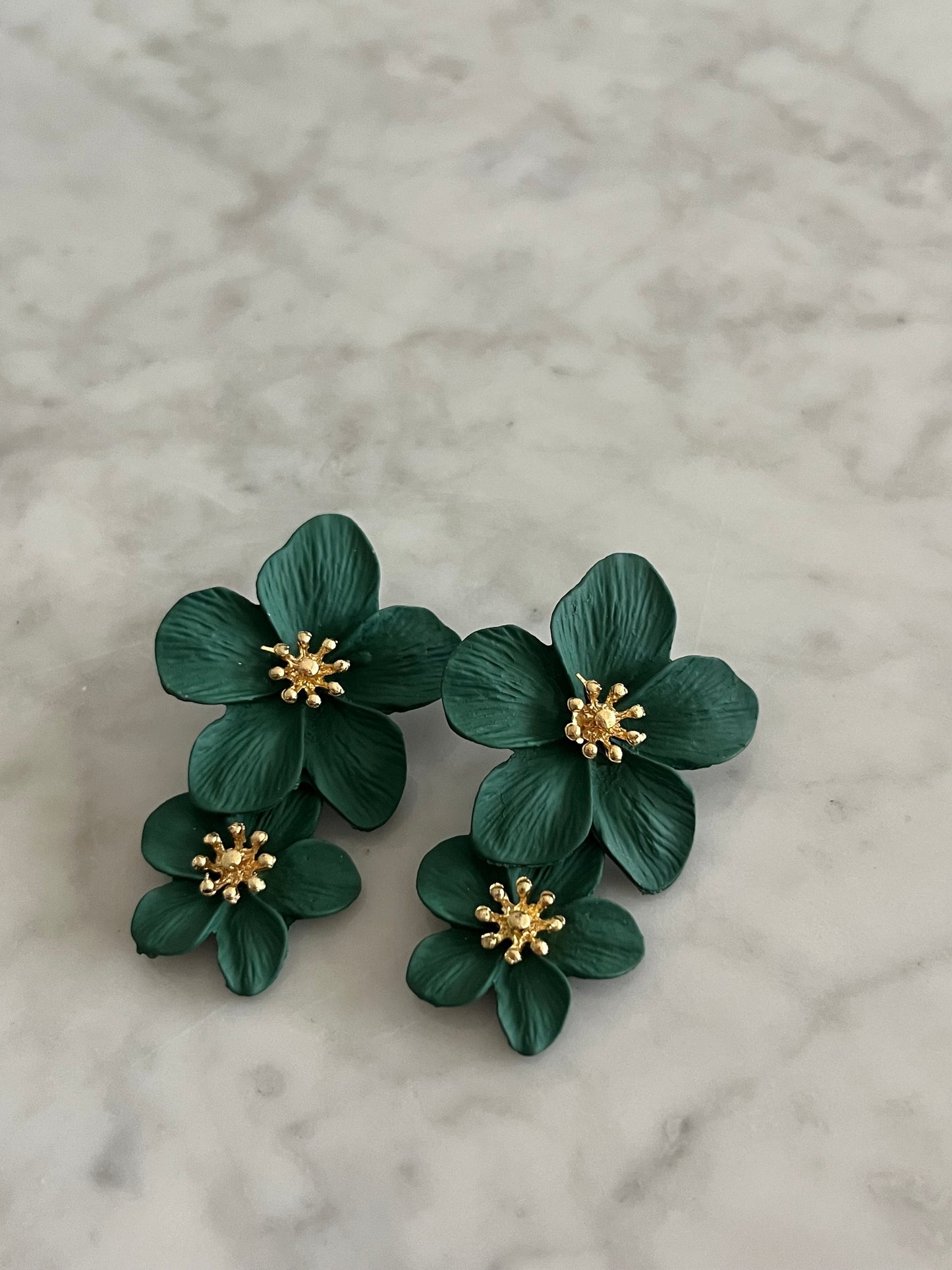 Aros Super flores verde