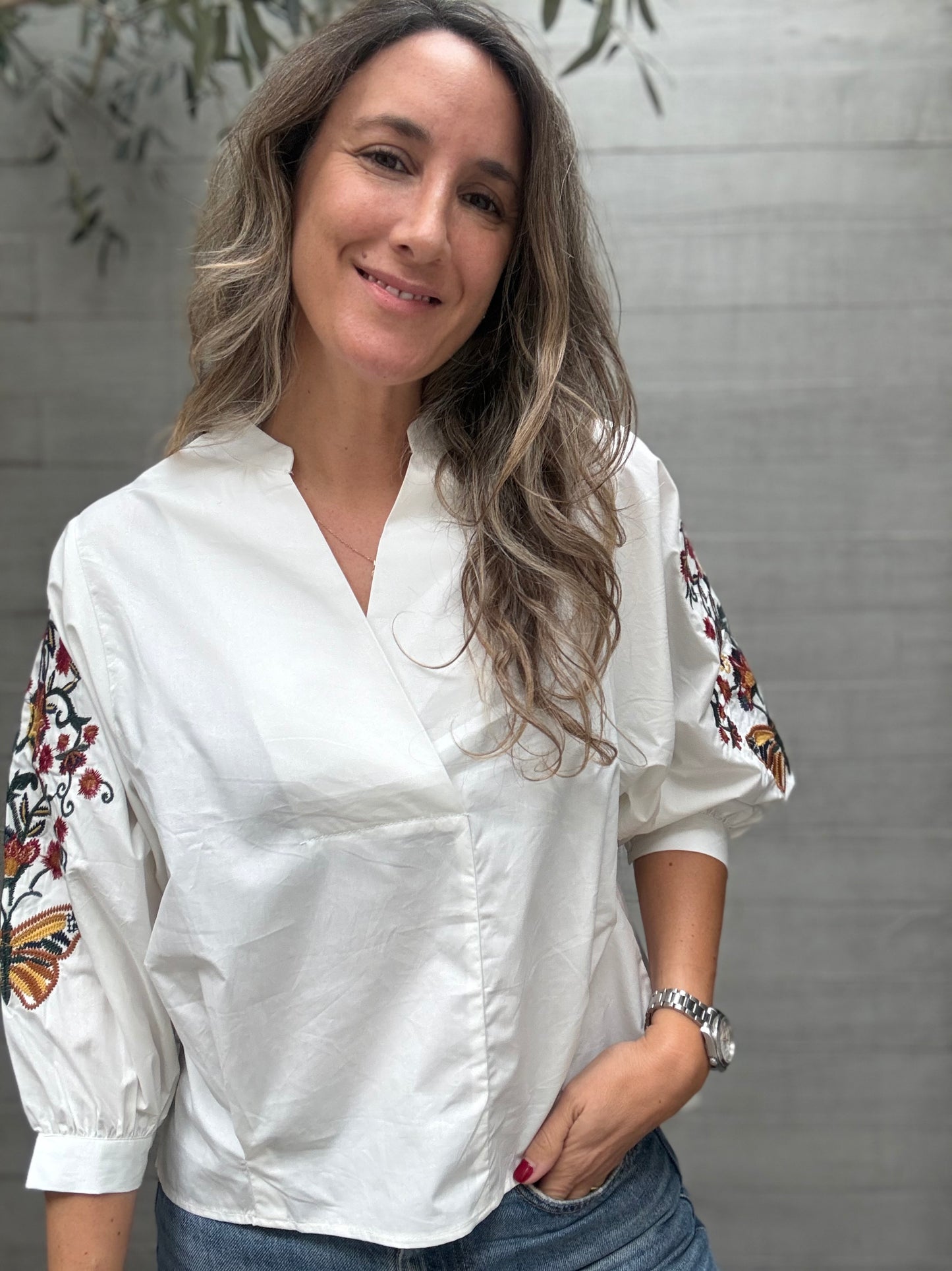 Blusa Frida blanca
