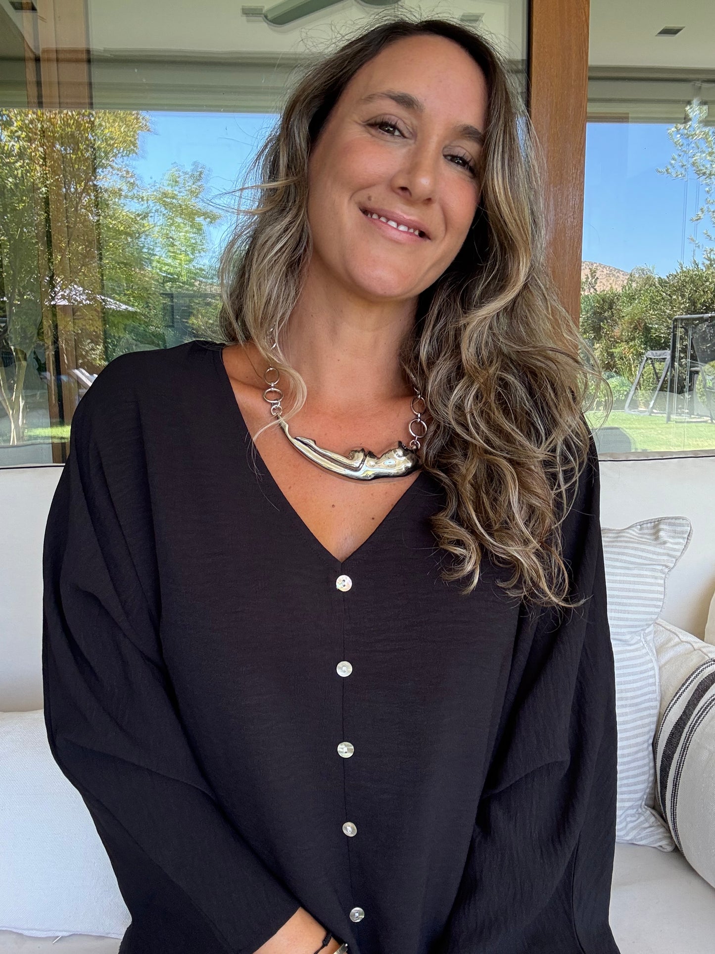 Blusa Lugo negra