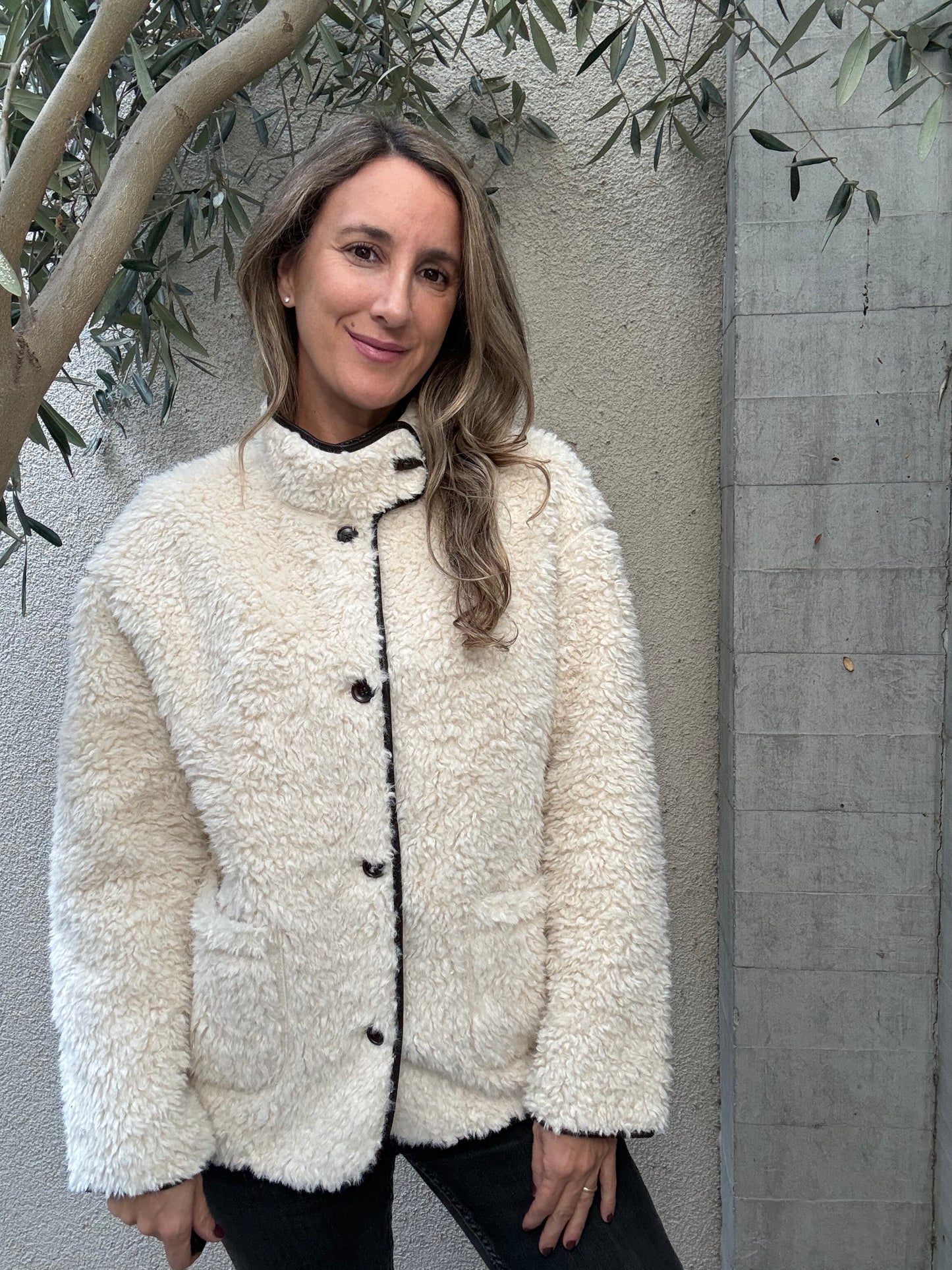 Chaqueta Borrero Beige