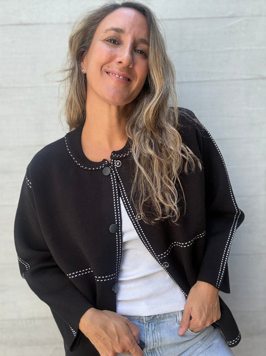 Chaqueta burgos negro