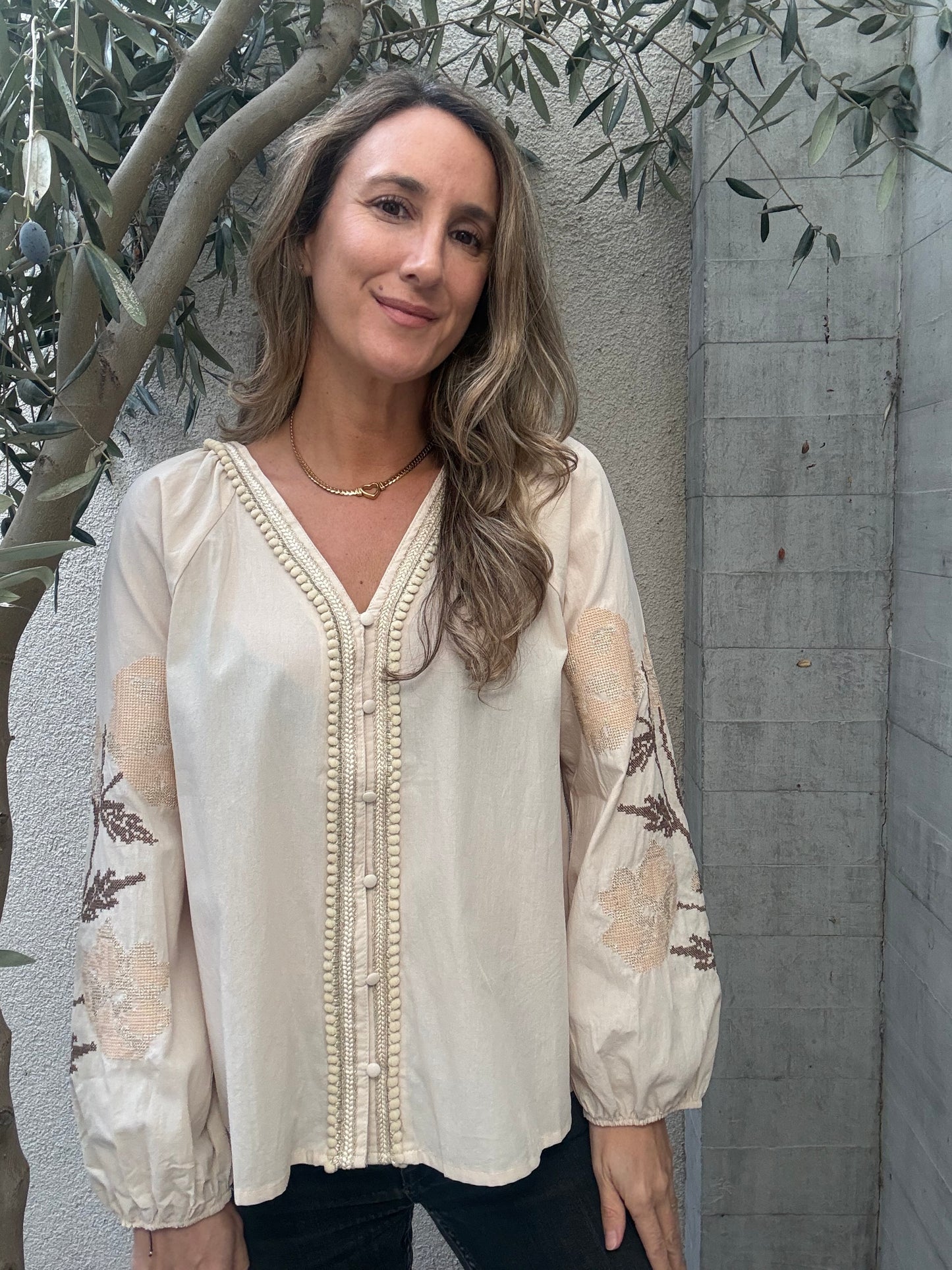 Blusa Oviedo beige