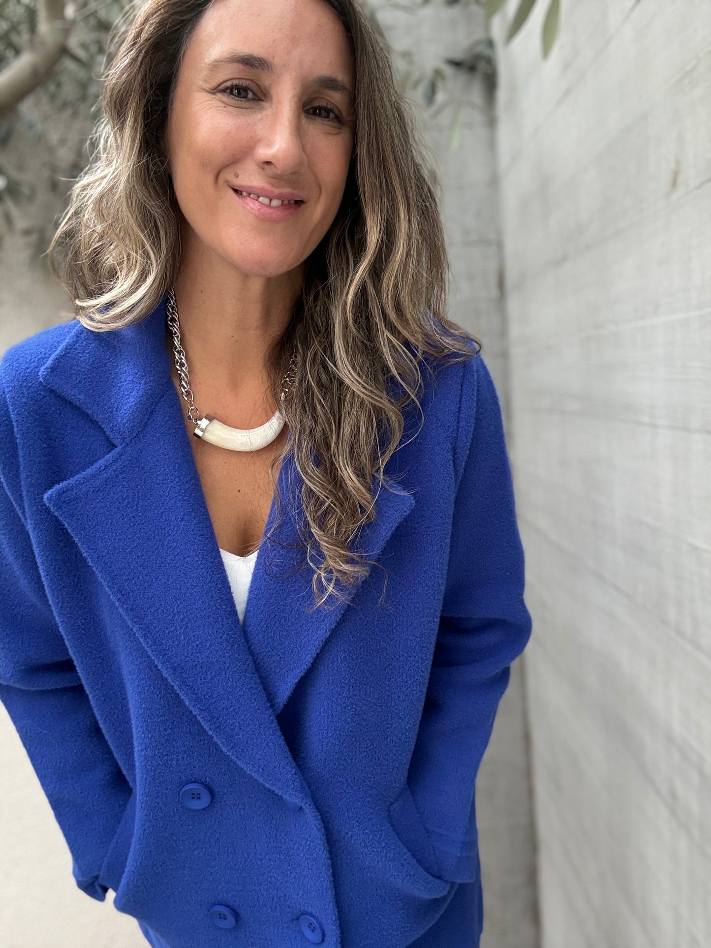 Abrigo Marbella azul