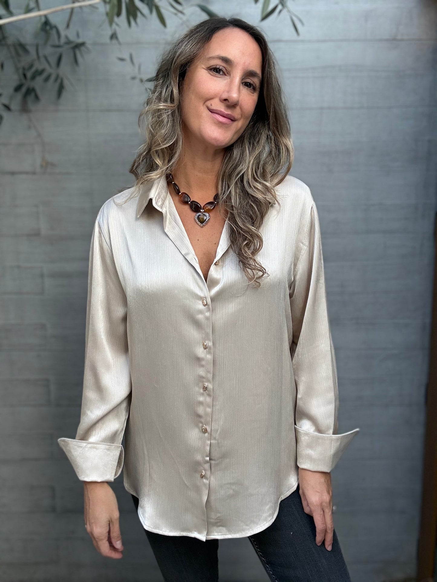 Blusa Santander dorada