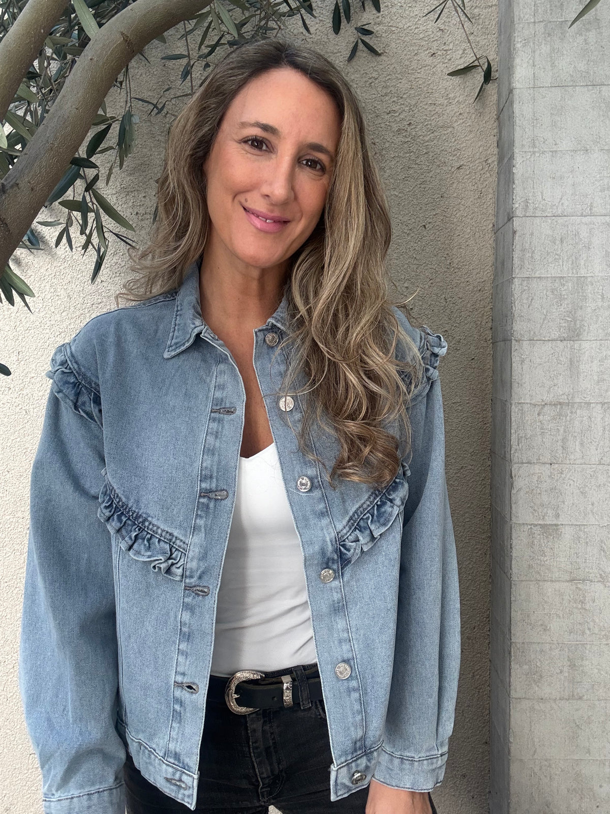 Chaqueta jeans Mallorca celeste