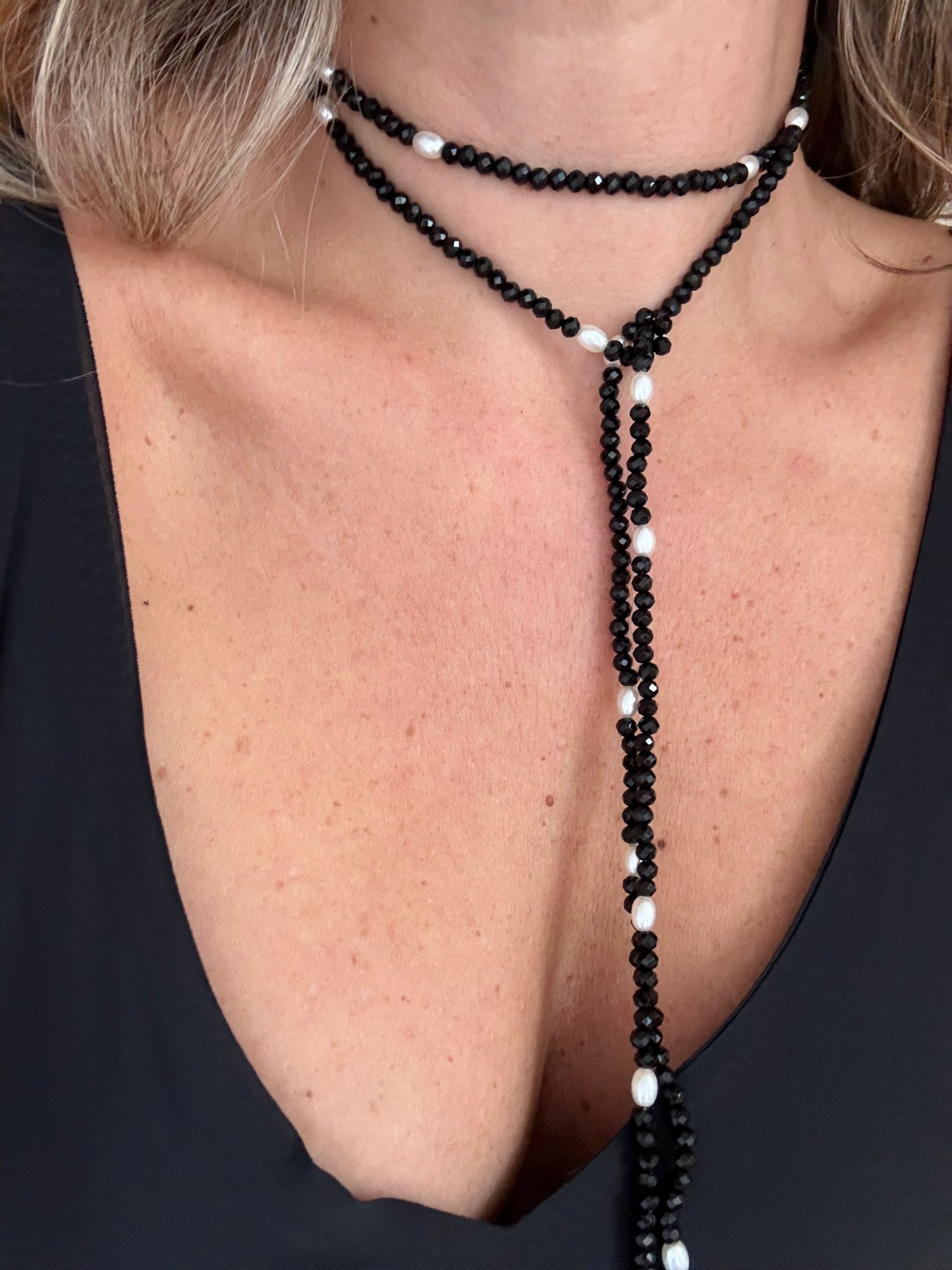 Collar Cristales ajustable