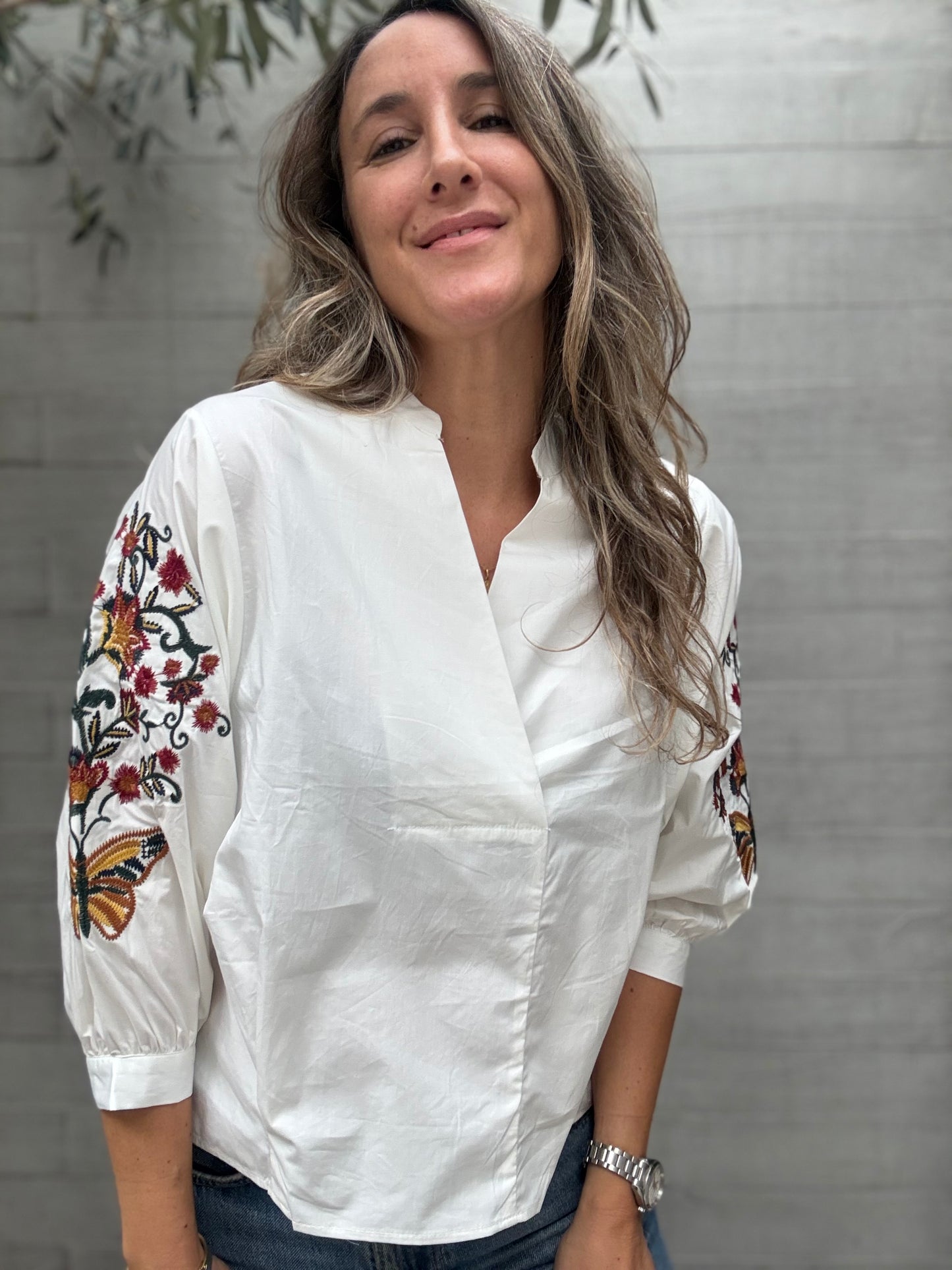 Blusa Frida blanca