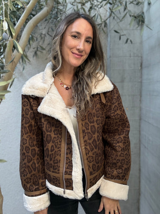 Chaqueta chiporro camel